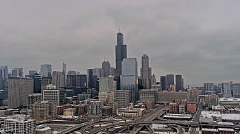 Weather camera view of UIC - University of Illinois Chicago.