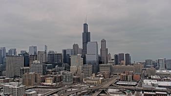 Weather camera view of UIC - University of Illinois Chicago.