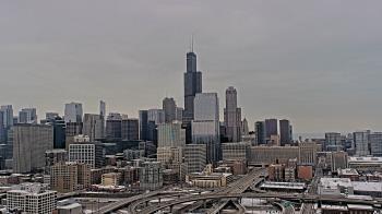 Weather camera view of UIC - University of Illinois Chicago.