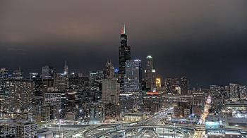 Weather camera view of UIC - University of Illinois Chicago.