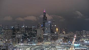 Weather camera view of UIC - University of Illinois Chicago.