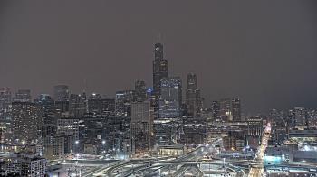 Weather camera view of UIC - University of Illinois Chicago.