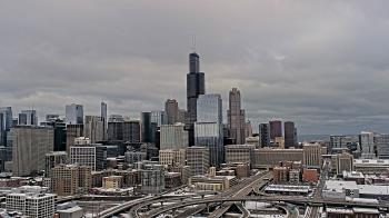 Weather camera view of UIC - University of Illinois Chicago.