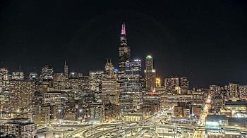 Weather camera view of UIC - University of Illinois Chicago.