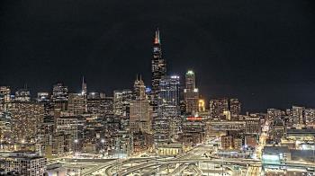 Weather camera view of UIC - University of Illinois Chicago.