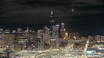 Weather camera view of UIC - University of Illinois Chicago.