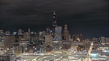 Weather camera view of UIC - University of Illinois Chicago.