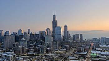 Weather camera view of UIC - University of Illinois Chicago.