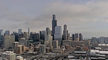 Weather camera view of UIC - University of Illinois Chicago.
