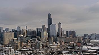 Weather camera view of UIC - University of Illinois Chicago.