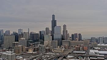 Weather camera view of UIC - University of Illinois Chicago.