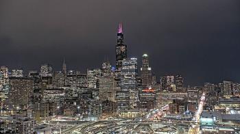 Weather camera view of UIC - University of Illinois Chicago.