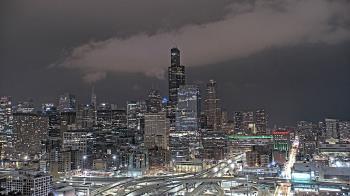 Weather camera view of UIC - University of Illinois Chicago.