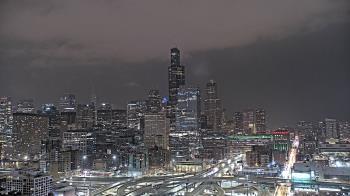 Weather camera view of UIC - University of Illinois Chicago.