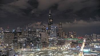 Weather camera view of UIC - University of Illinois Chicago.