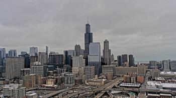 Weather camera view of UIC - University of Illinois Chicago.