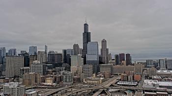 Weather camera view of UIC - University of Illinois Chicago.