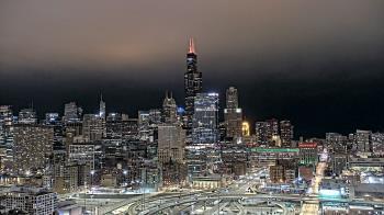 Weather camera view of UIC - University of Illinois Chicago.