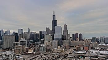 Weather camera view of UIC - University of Illinois Chicago.