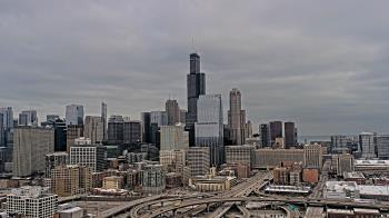 Weather camera view of UIC - University of Illinois Chicago.