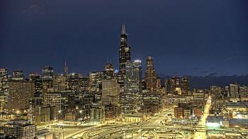 Weather camera view of UIC - University of Illinois Chicago.