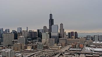 Weather camera view of UIC - University of Illinois Chicago.