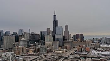 Weather camera view of UIC - University of Illinois Chicago.