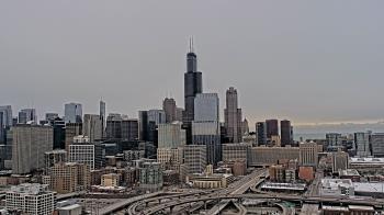 Weather camera view of UIC - University of Illinois Chicago.