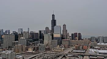 Weather camera view of UIC - University of Illinois Chicago.