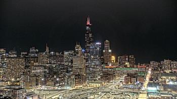 Weather camera view of UIC - University of Illinois Chicago.