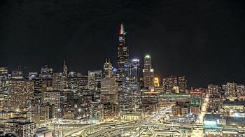 Weather camera view of UIC - University of Illinois Chicago.