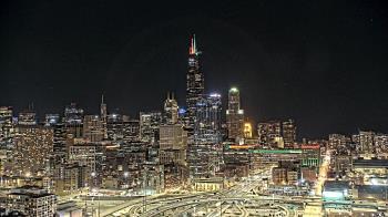 Weather camera view of UIC - University of Illinois Chicago.