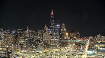 Weather camera view of UIC - University of Illinois Chicago.