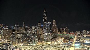 Weather camera view of UIC - University of Illinois Chicago.