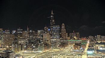 Weather camera view of UIC - University of Illinois Chicago.