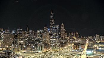 Weather camera view of UIC - University of Illinois Chicago.