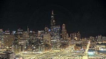 Weather camera view of UIC - University of Illinois Chicago.