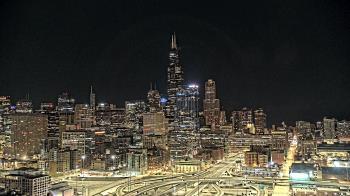 Weather camera view of UIC - University of Illinois Chicago.