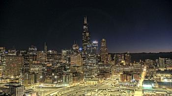 Weather camera view of UIC - University of Illinois Chicago.