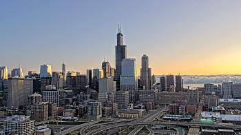 Weather camera view of UIC - University of Illinois Chicago.