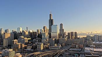 Weather camera view of UIC - University of Illinois Chicago.