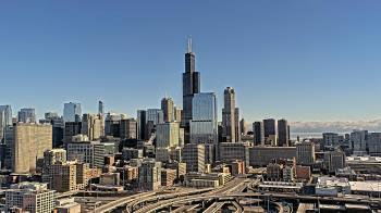 Weather camera view of UIC - University of Illinois Chicago.