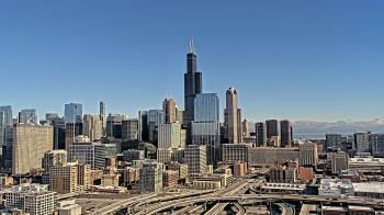Weather camera view of UIC - University of Illinois Chicago.