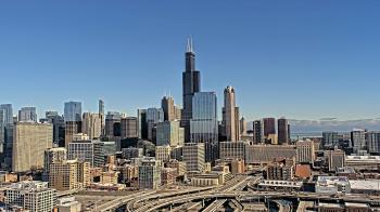 Weather camera view of UIC - University of Illinois Chicago.