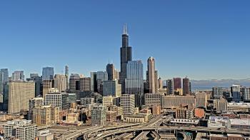 Weather camera view of UIC - University of Illinois Chicago.