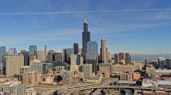 Weather camera view of UIC - University of Illinois Chicago.
