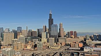 Weather camera view of UIC - University of Illinois Chicago.