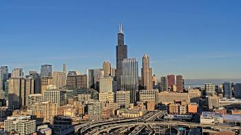 Weather camera view of UIC - University of Illinois Chicago.