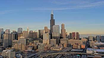Weather camera view of UIC - University of Illinois Chicago.