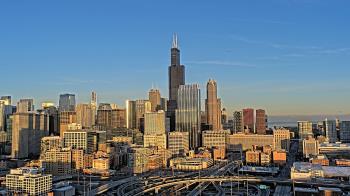 Weather camera view of UIC - University of Illinois Chicago.
